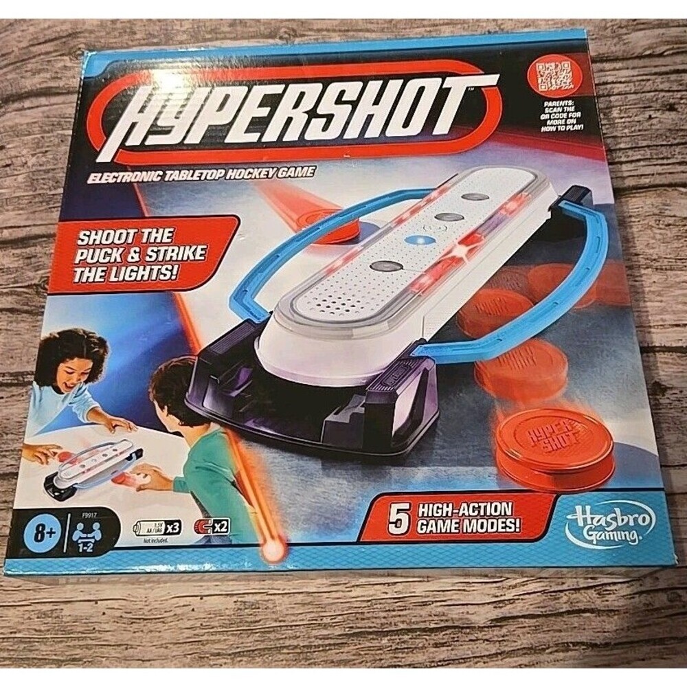 Hypershot Electronic Tabletop Hockey Game New In Box Hasbro Gaming (180)